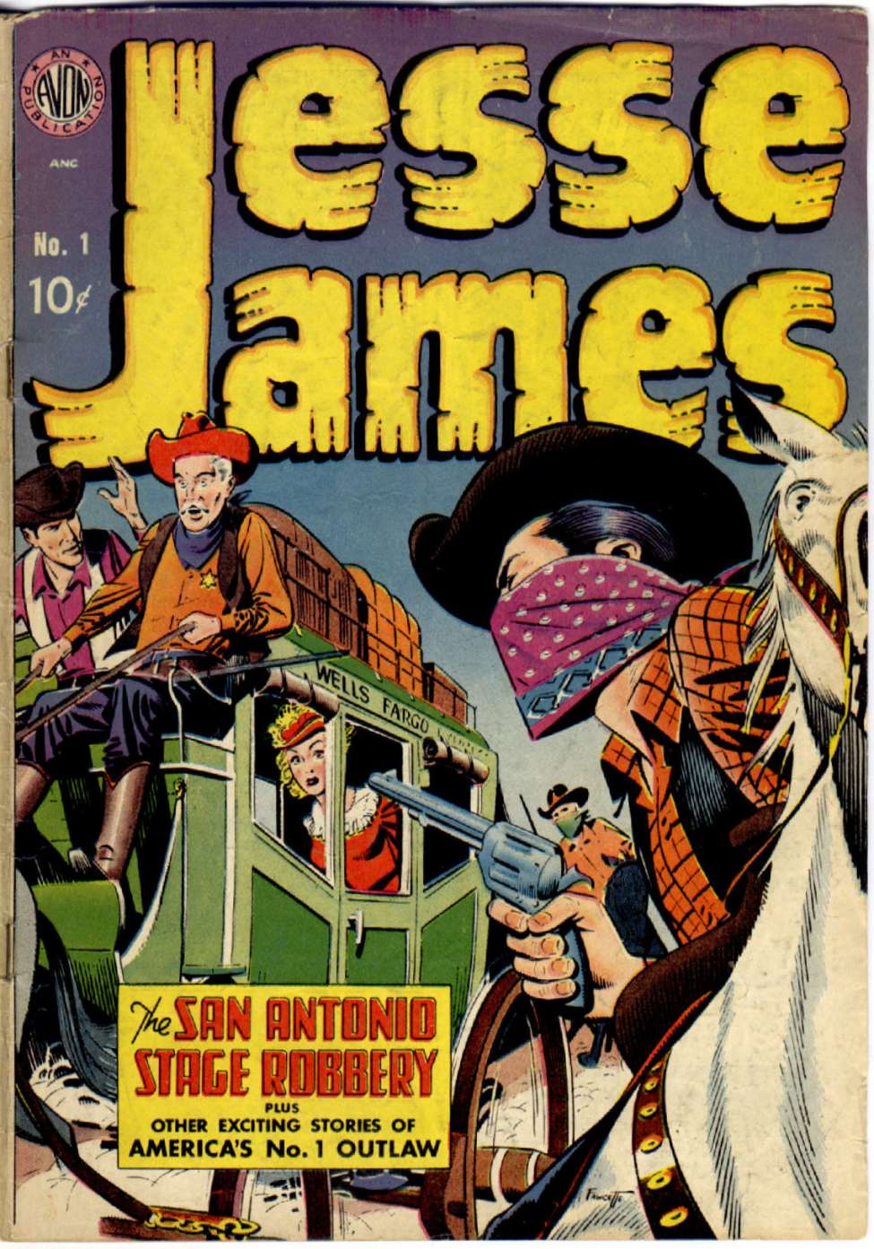 Comic Book Cover For Jesse James 1