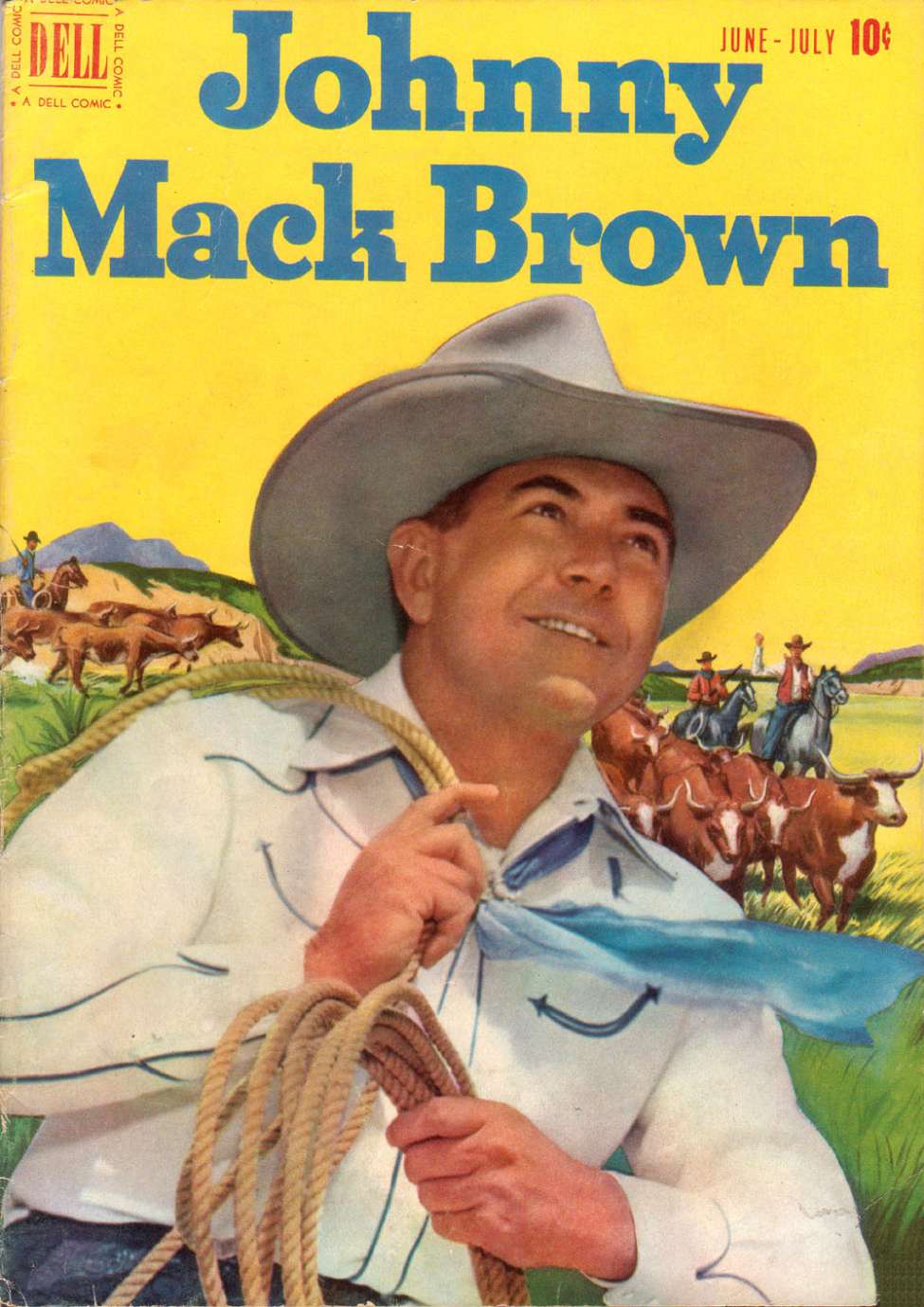 Comic Book Cover For Johnny Mack Brown 5