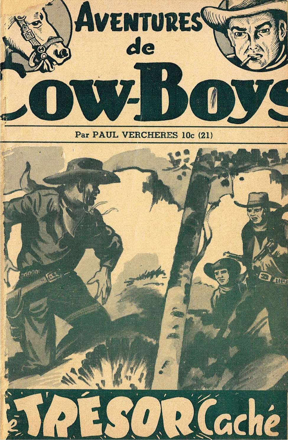 Book Cover For Aventures de Cow-Boys 21 - Le trésor caché