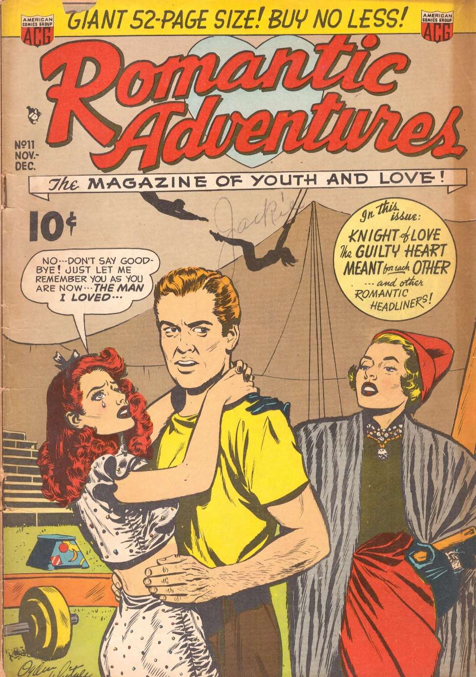 Comic Book Cover For Romantic Adventures 11