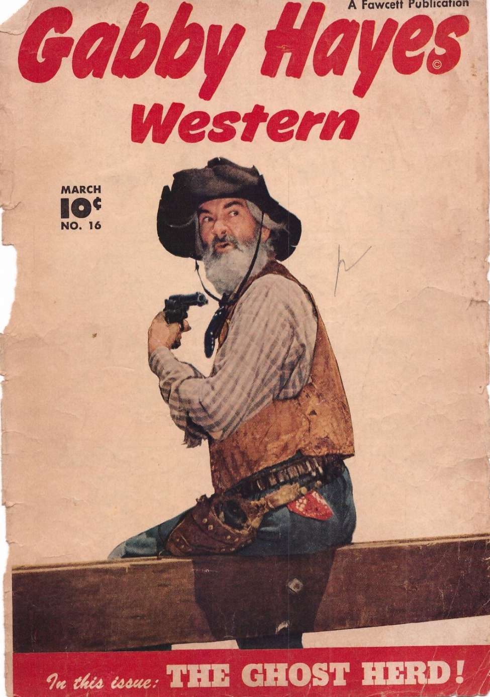 Comic Book Cover For Gabby Hayes Western 16