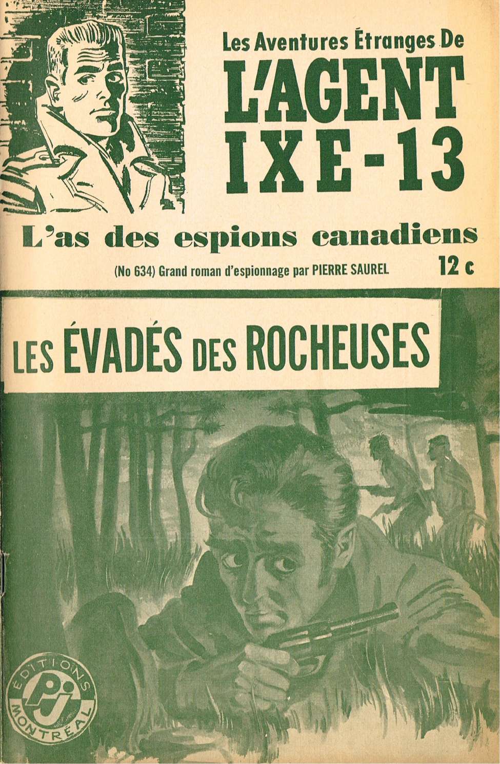 Book Cover For L'Agent IXE-13 v2 634 - Les évadés des rocheuses