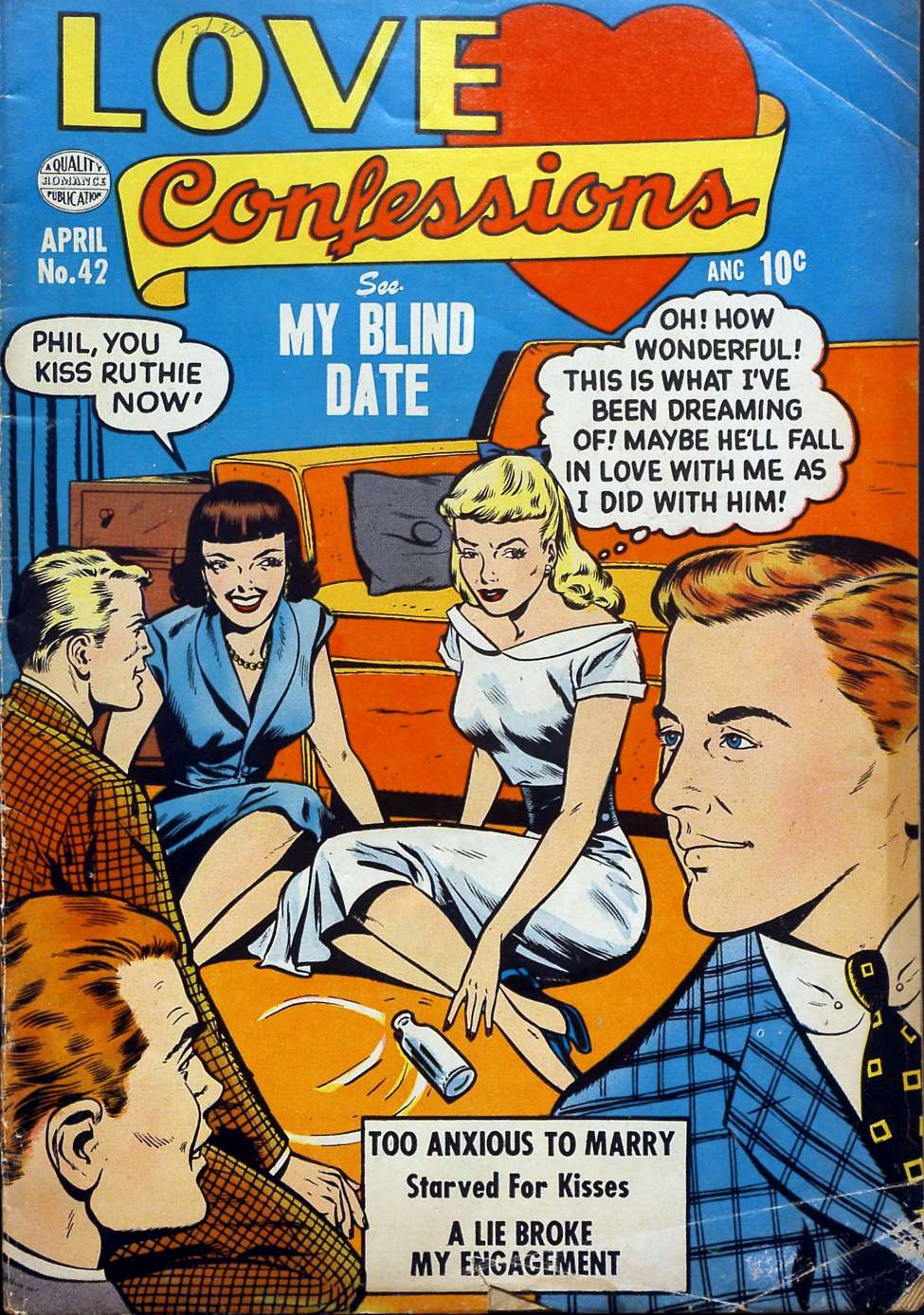 Comic Book Cover For Love Confessions 42