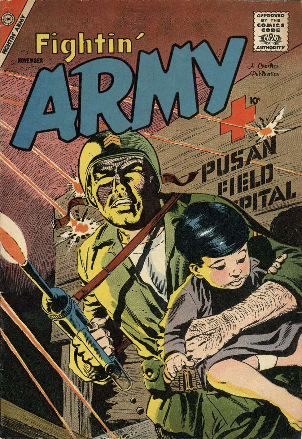Comic Book Cover For Fightin' Army 27