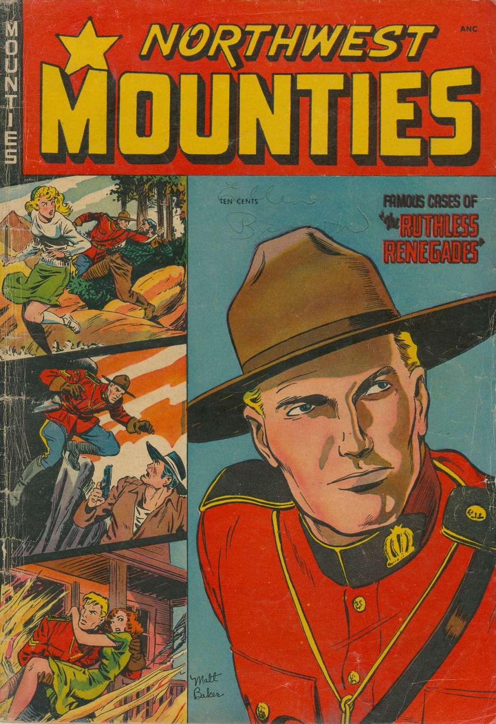 Comic Book Cover For Northwest Mounties 4 - Version 1