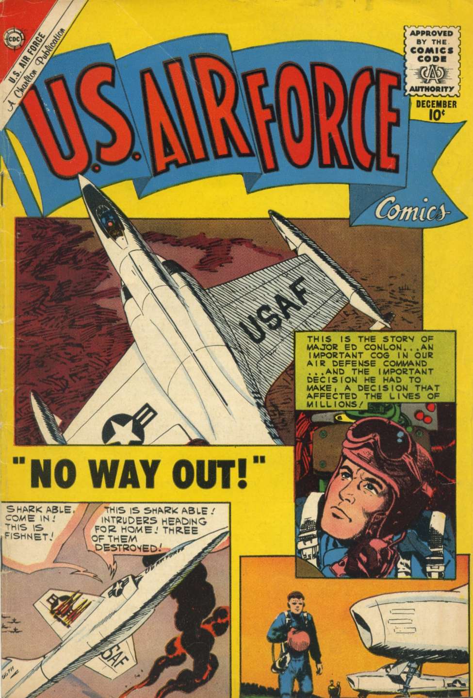 Comic Book Cover For U.S. Air Force Comics 13