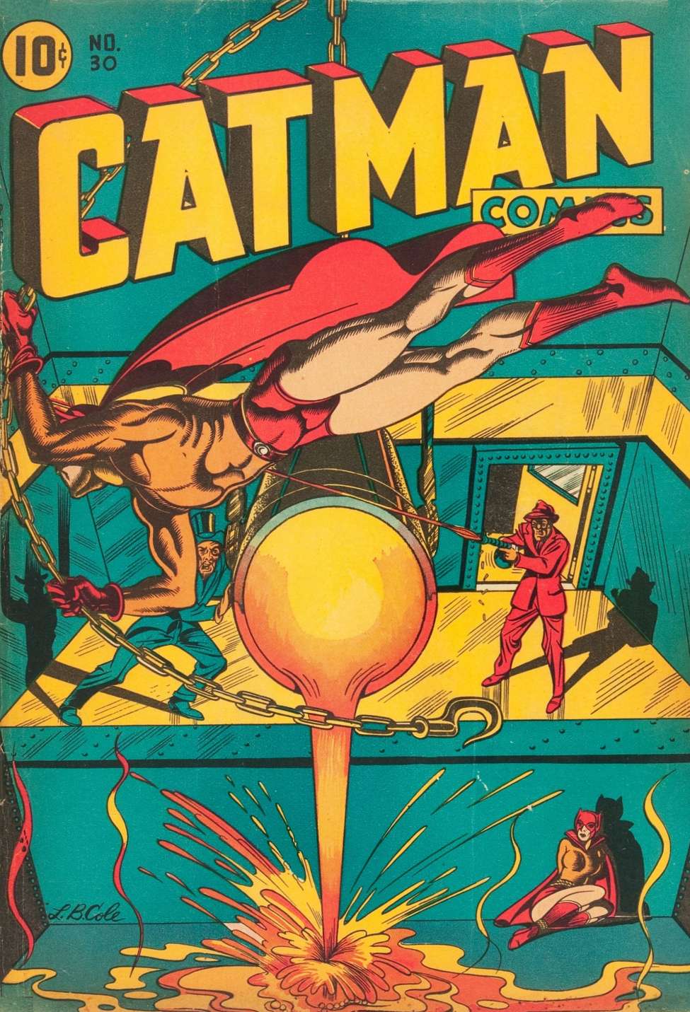 Book Cover For Cat-Man Comics 30