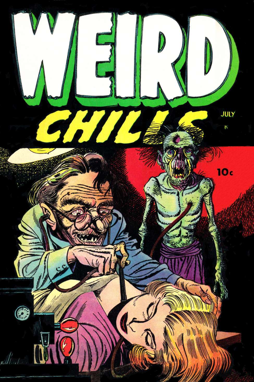 Comic Book Cover For Weird Chills 1