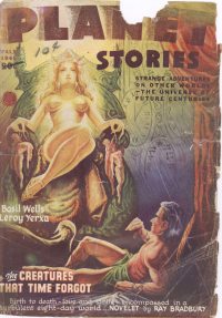 Large Thumbnail For Planet Stories v3 4 - The Creatures That Time Forgot - Ray Bradbury
