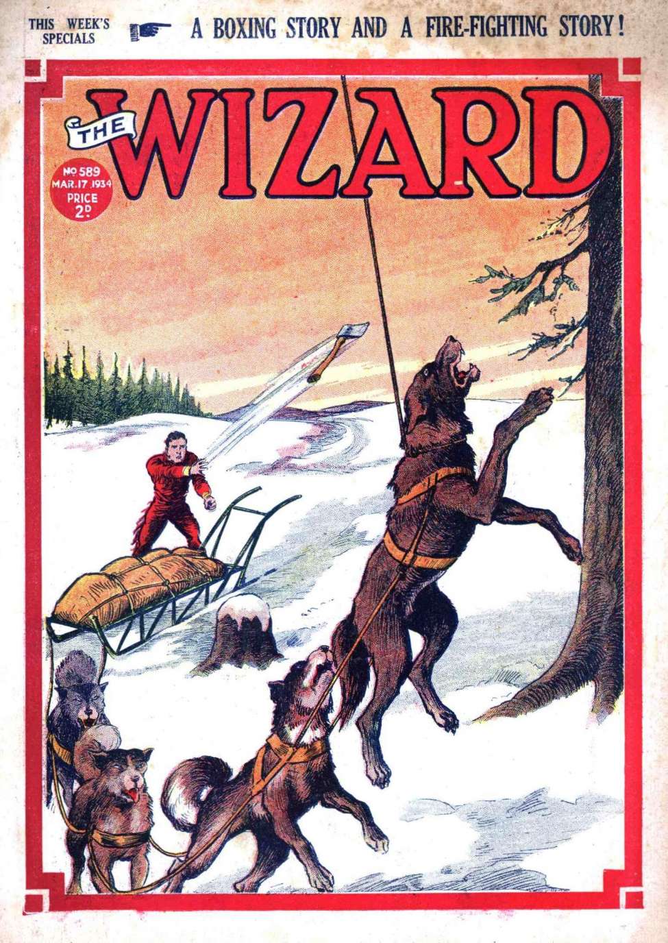 Comic Book Cover For The Wizard 589