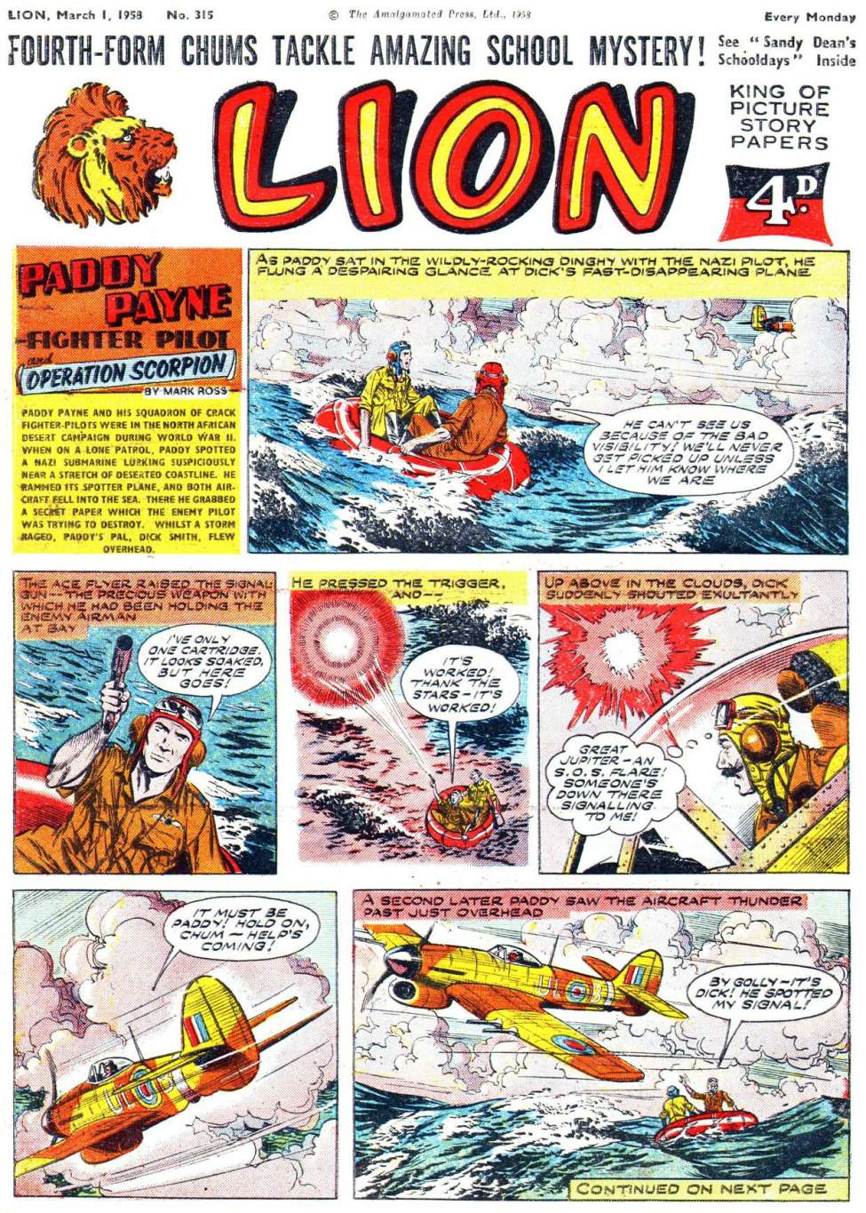 Comic Book Cover For Lion 315