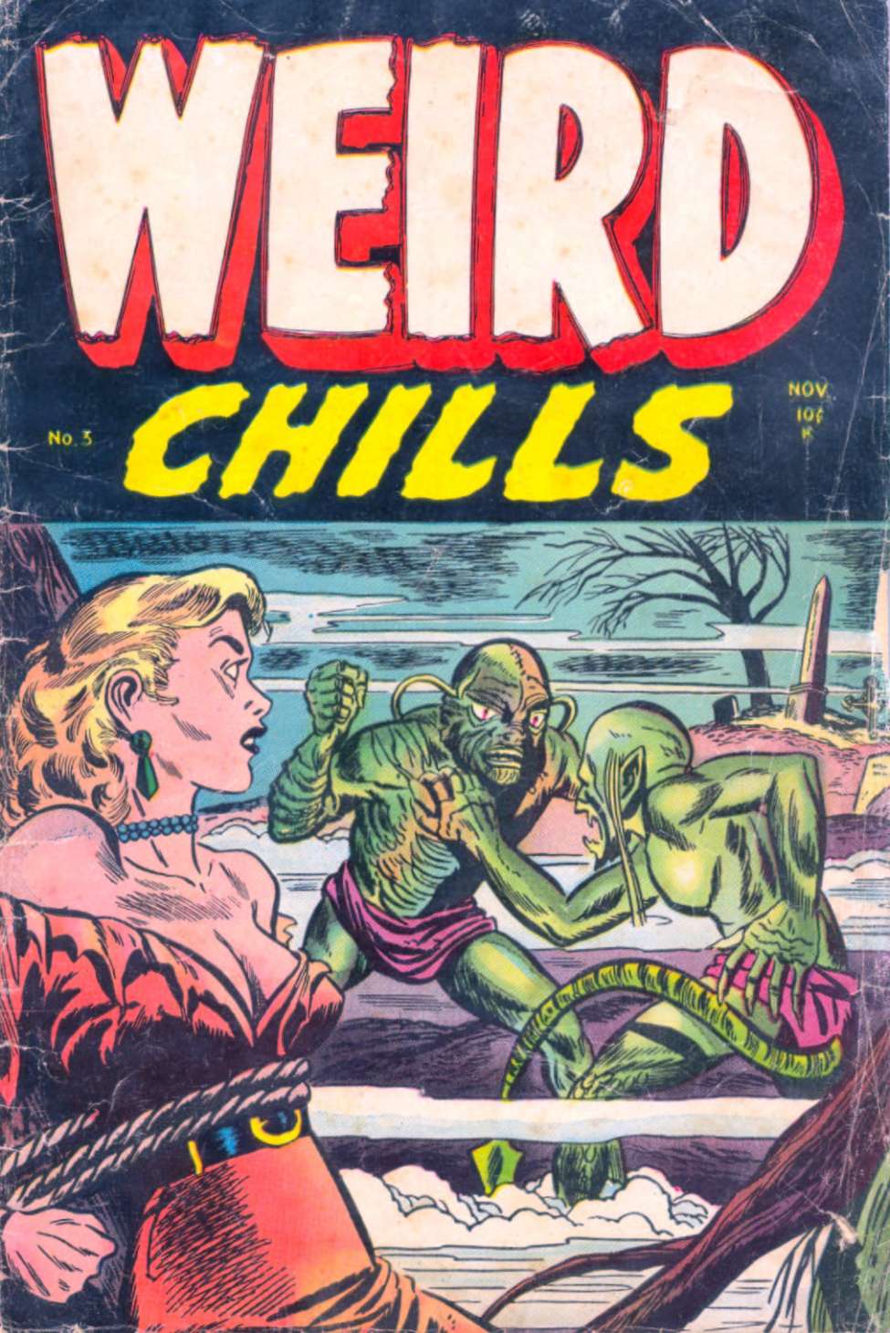 Comic Book Cover For Weird Chills 3