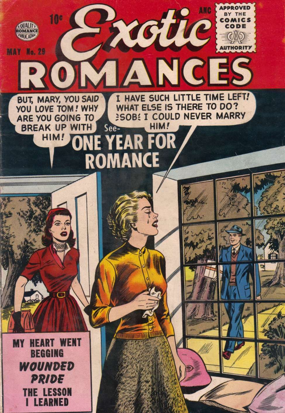 Comic Book Cover For Exotic Romances 29