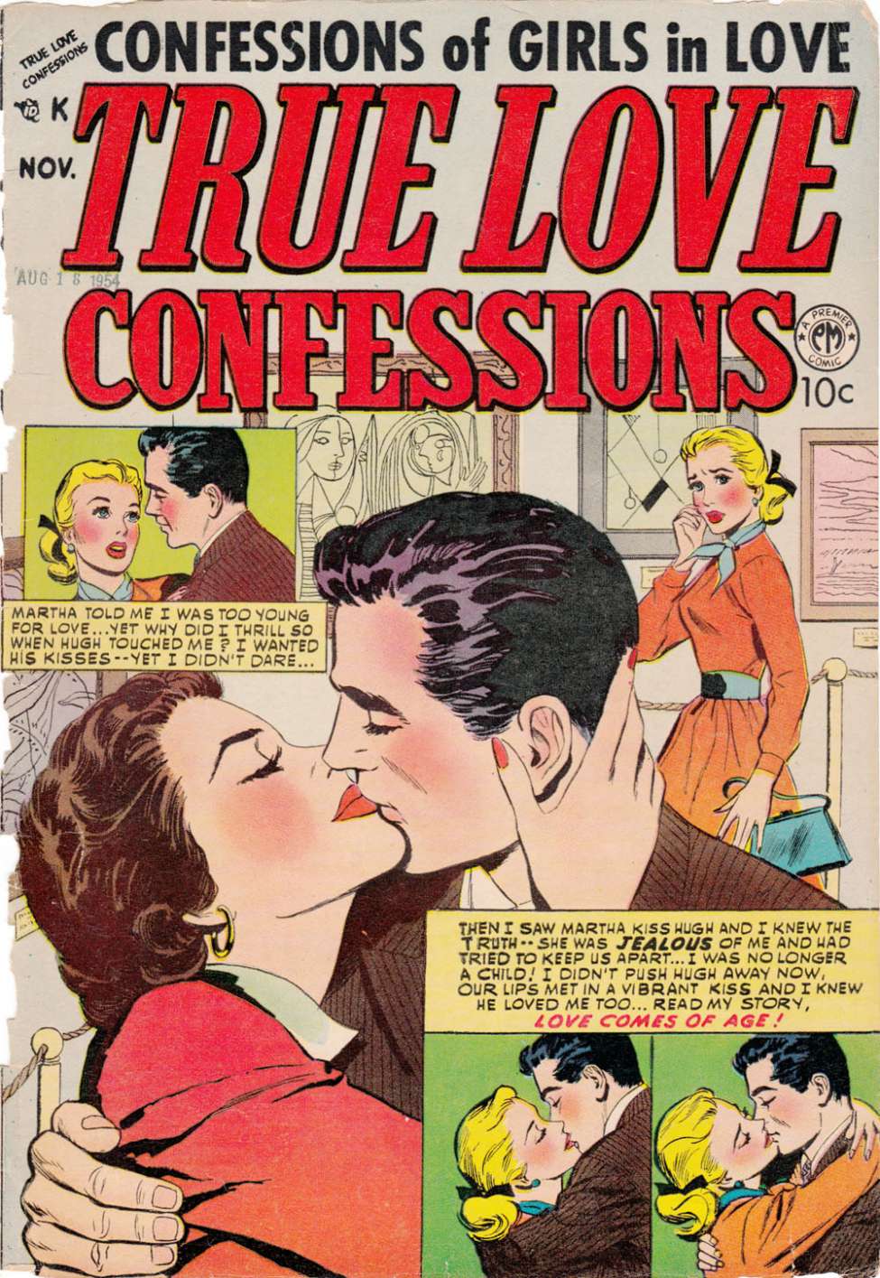 Comic Book Cover For True Love Confessions 4