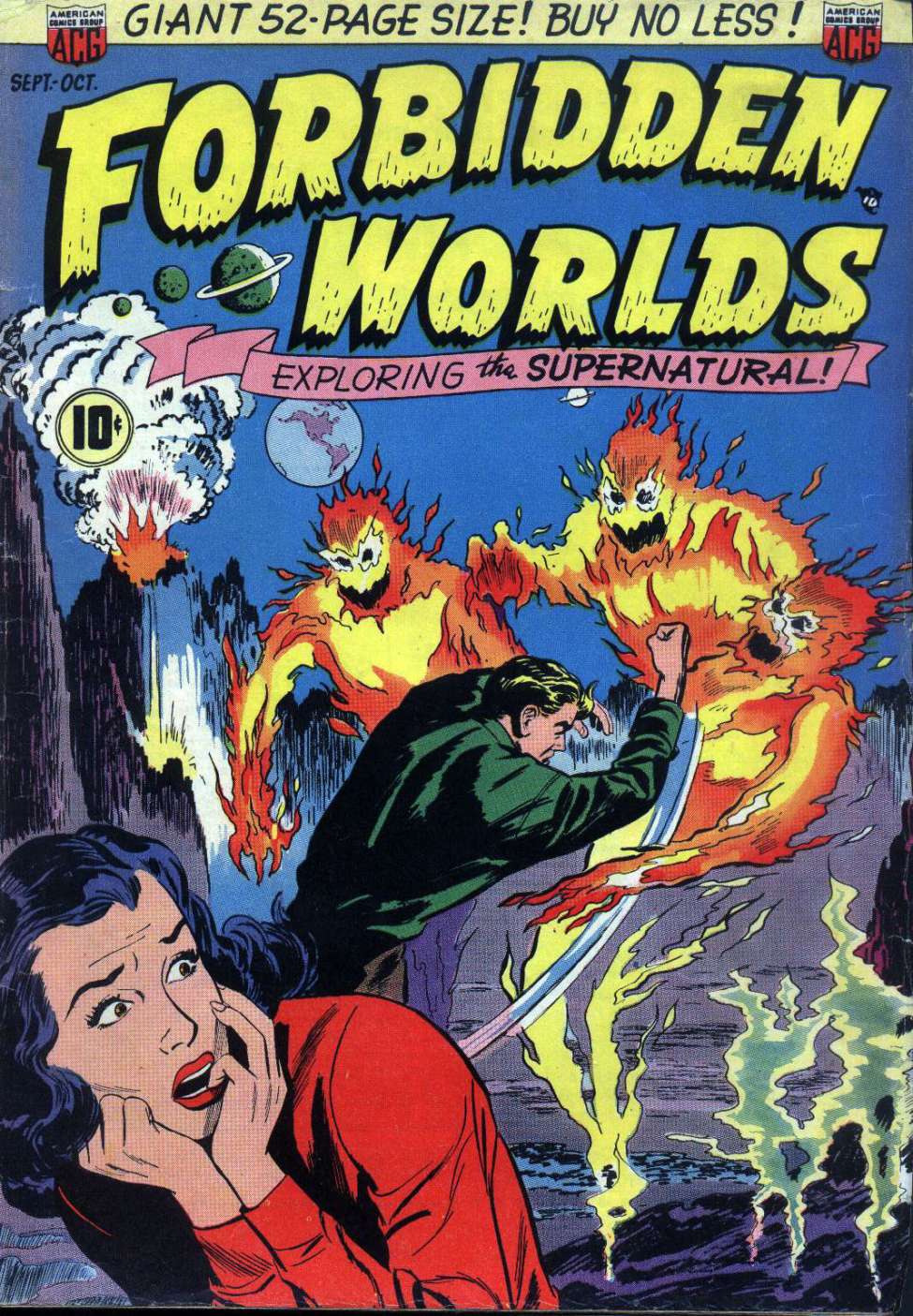 Comic Book Cover For Forbidden Worlds 2