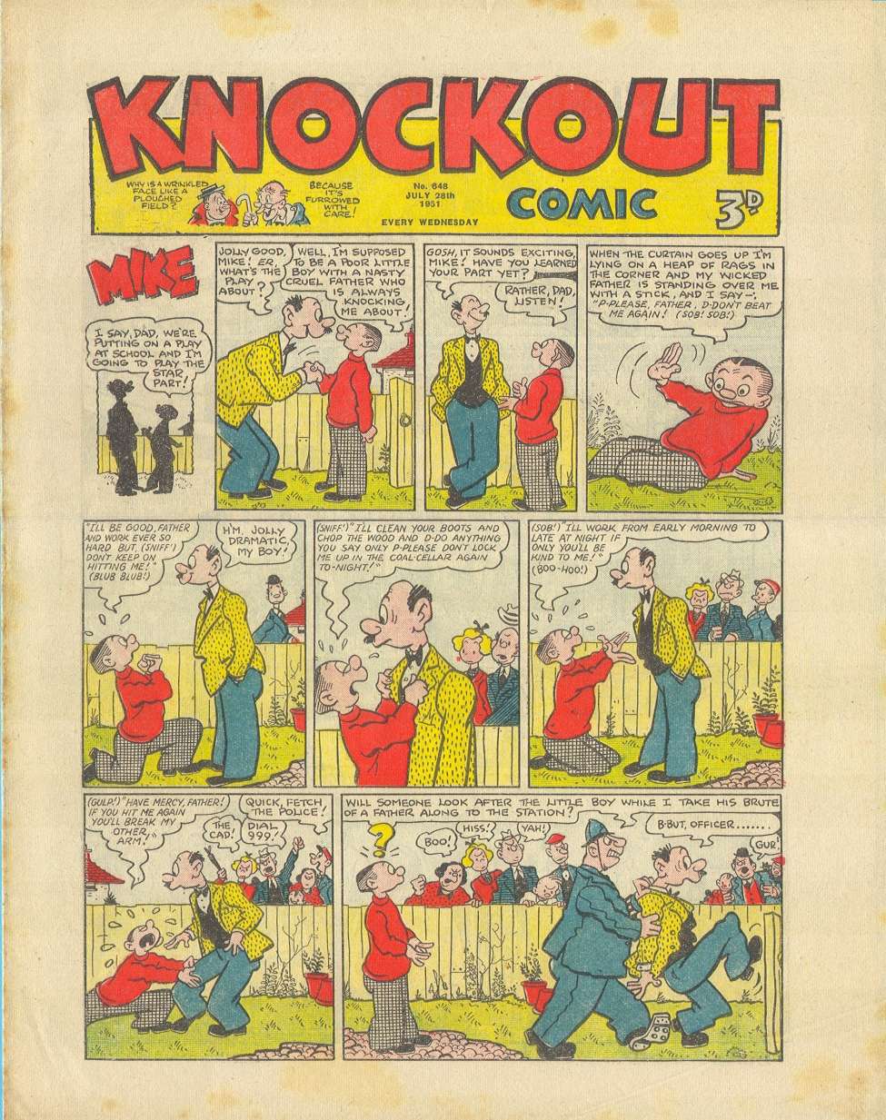 Comic Book Cover For Knockout 648