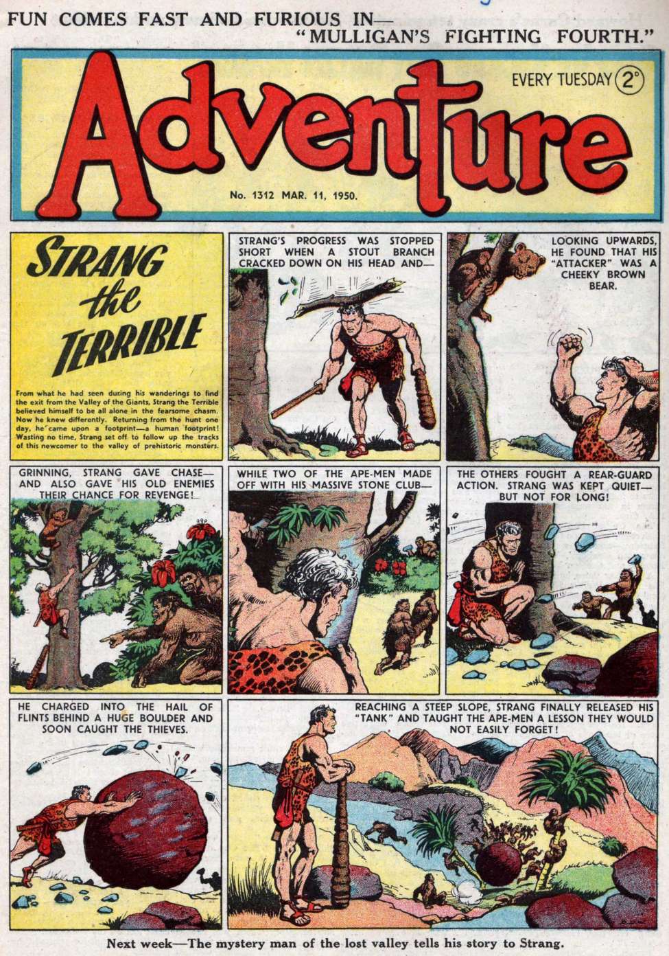Comic Book Cover For Adventure 1312