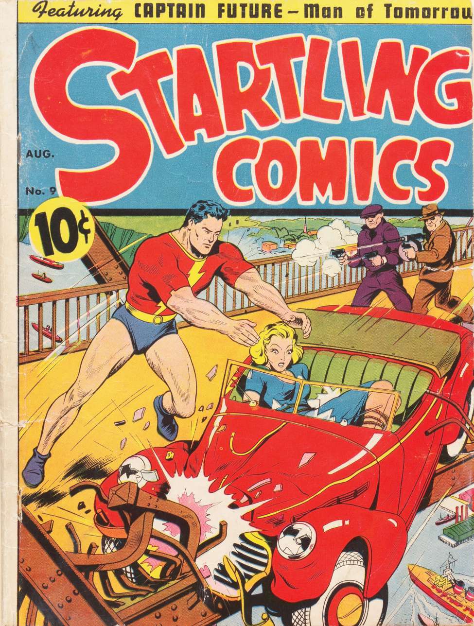 Comic Book Cover For Startling Comics 9