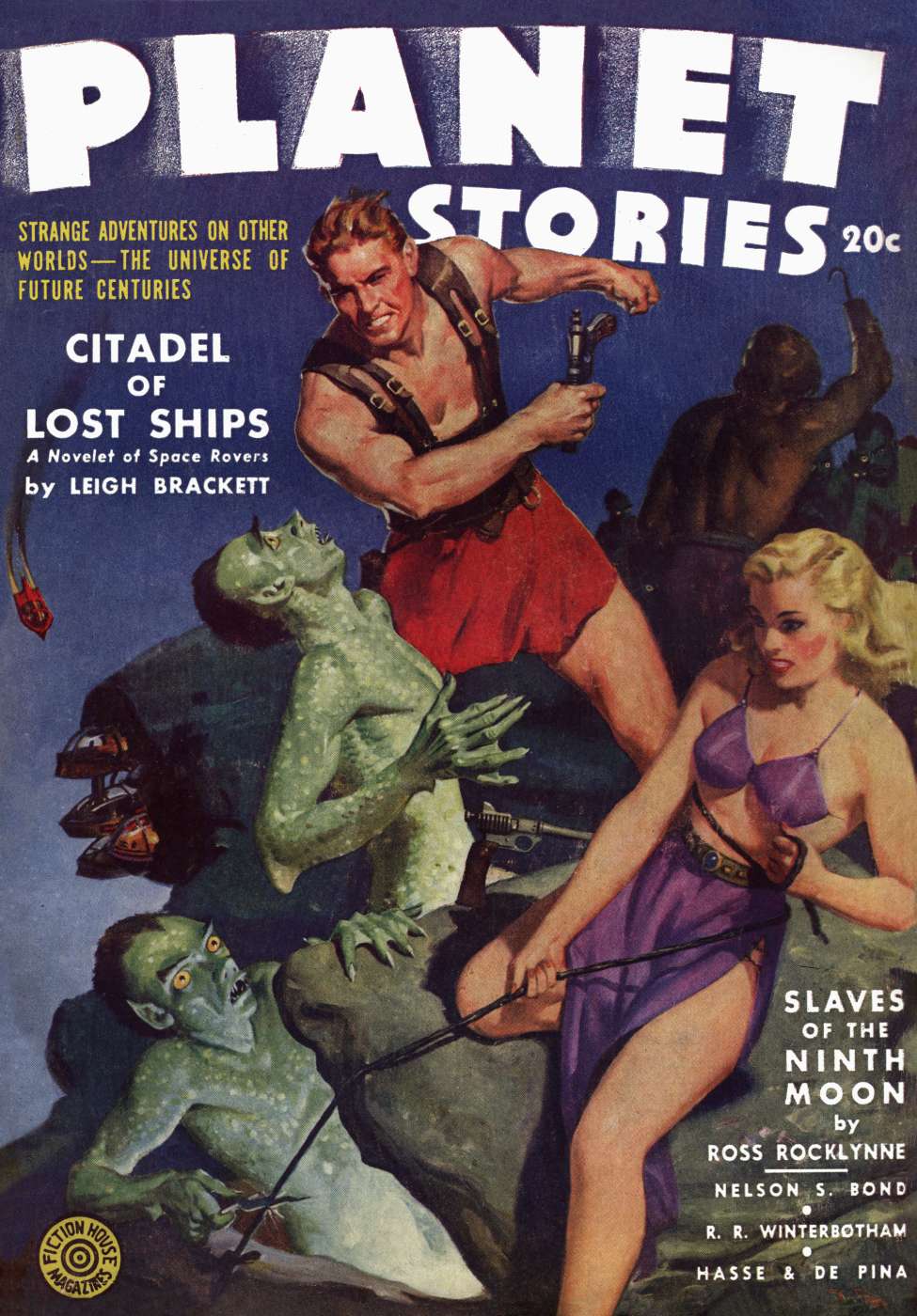 Book Cover For Planet Stories v2 2 - Citadel of Lost Ships - Leigh Brackett