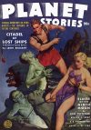 Cover For Planet Stories v2 2 - Citadel of Lost Ships - Leigh Brackett