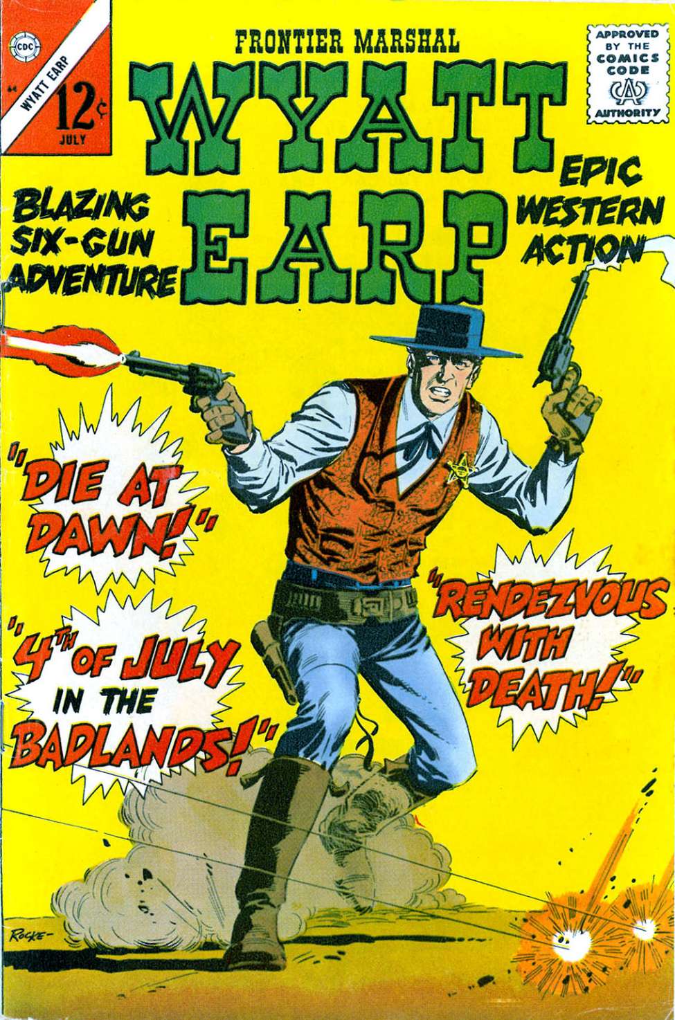 Comic Book Cover For Wyatt Earp Frontier Marshal 64