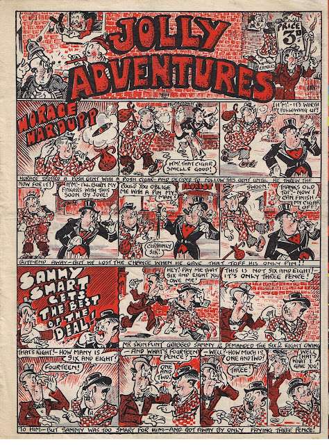 Comic Book Cover For Jolly Adventures
