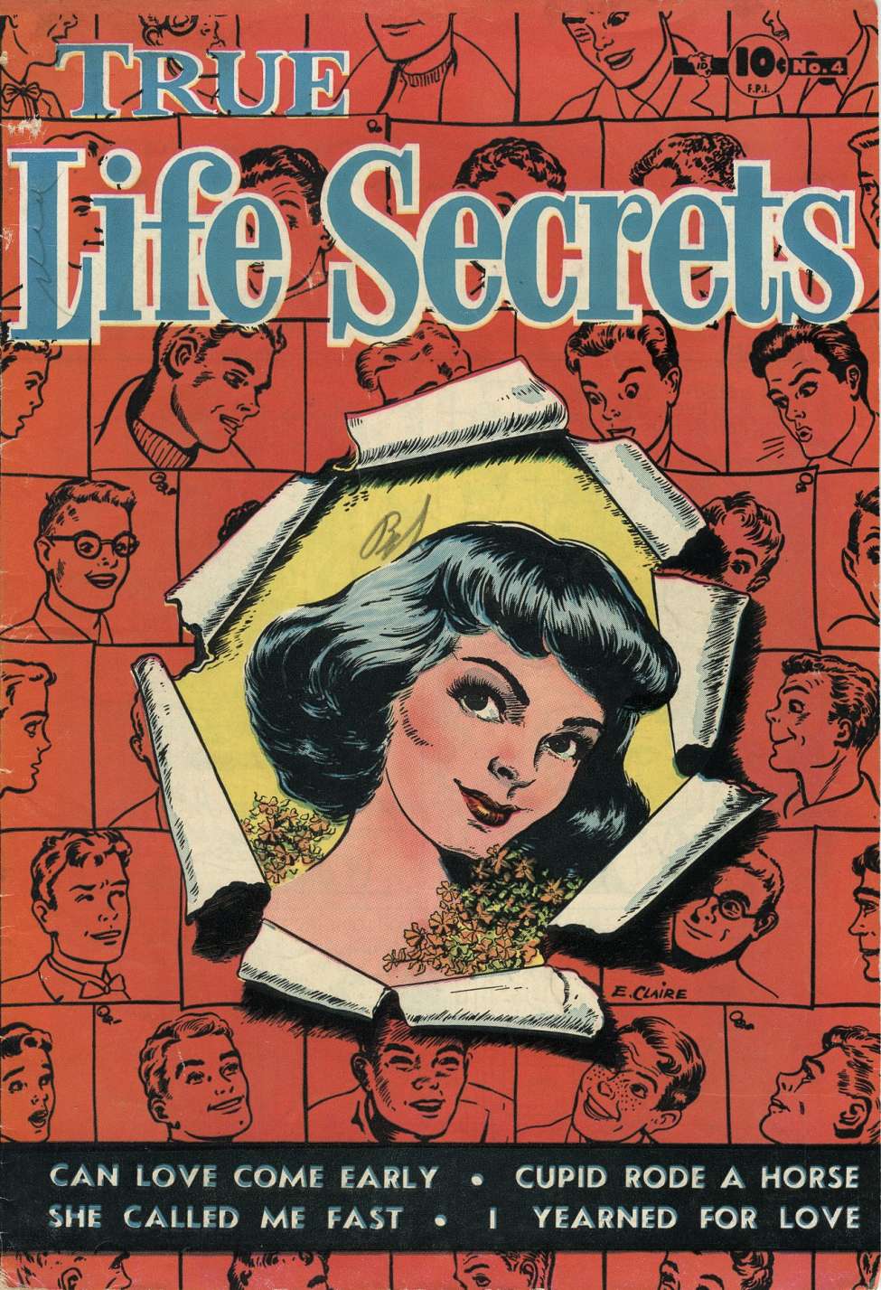 Comic Book Cover For True Life Secrets 4