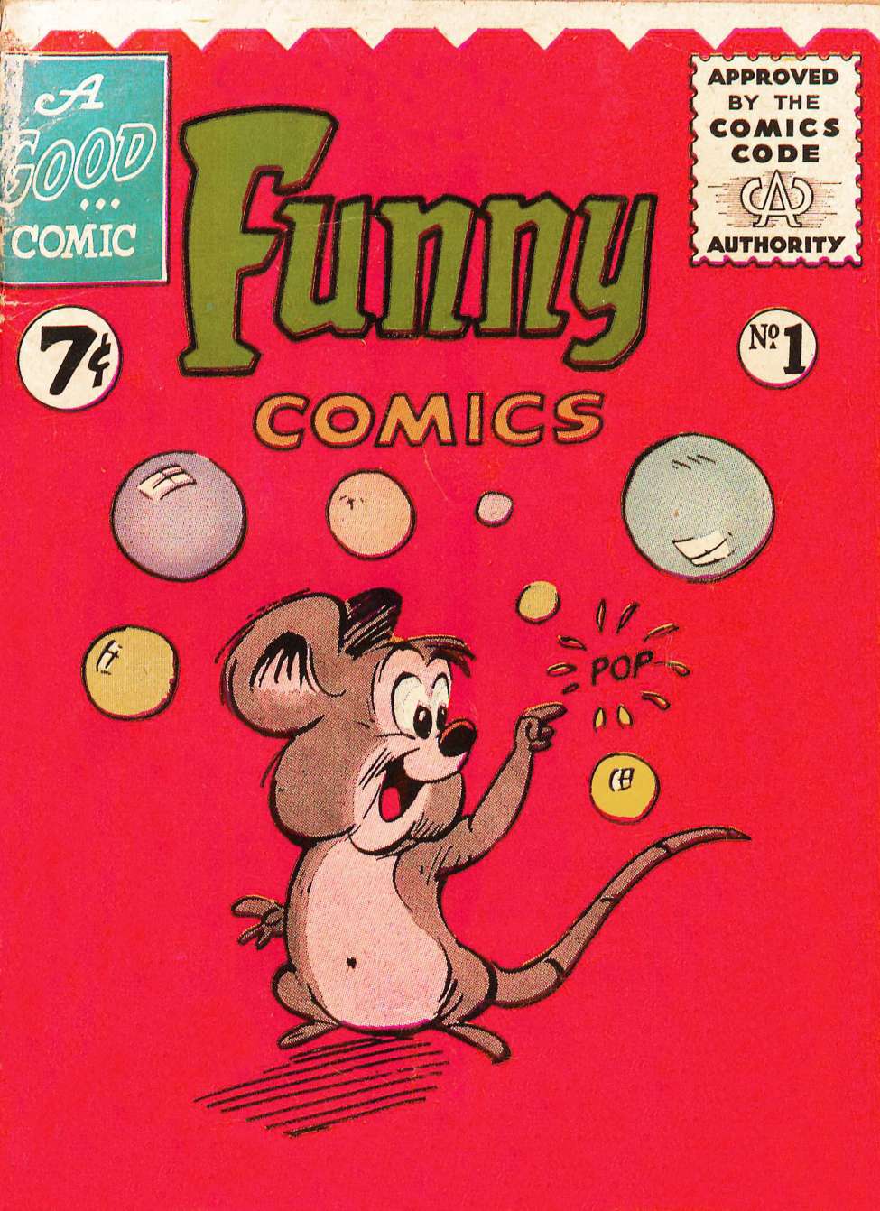 Book Cover For Funny Comics 1