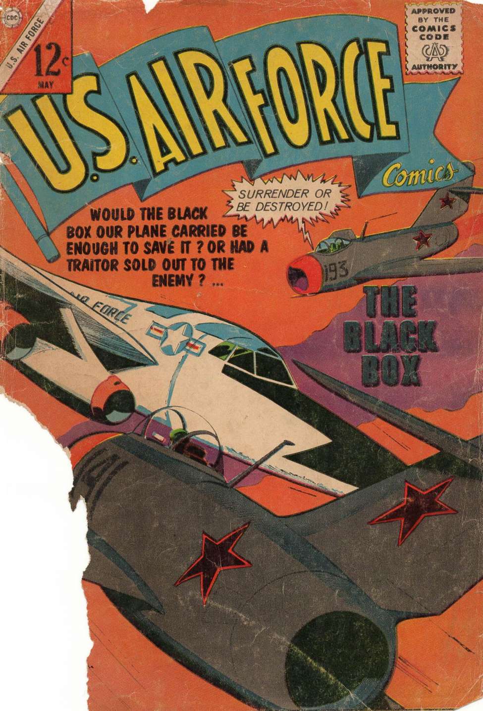 Comic Book Cover For U.S. Air Force Comics 27 - Version 1