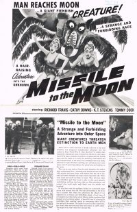 Large Thumbnail For Missile To The Moon Pressbook