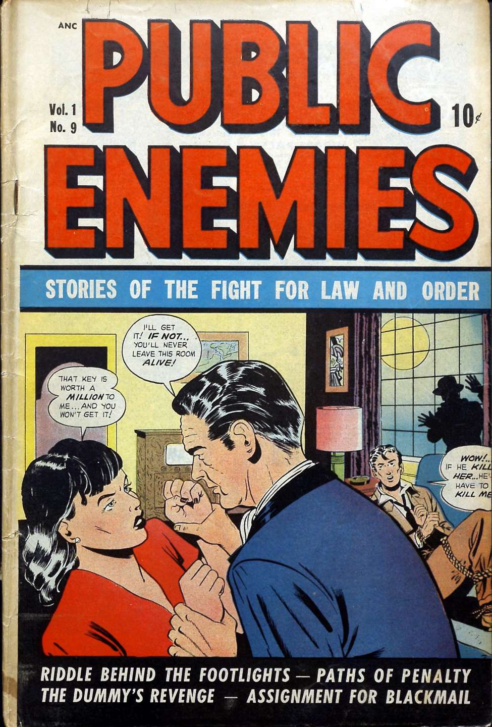 Comic Book Cover For Public Enemies 9
