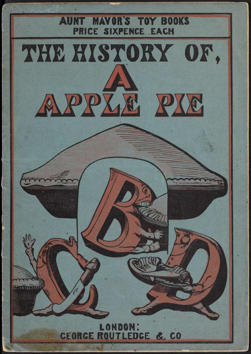 Comic Book Cover For A History of Apple Pie