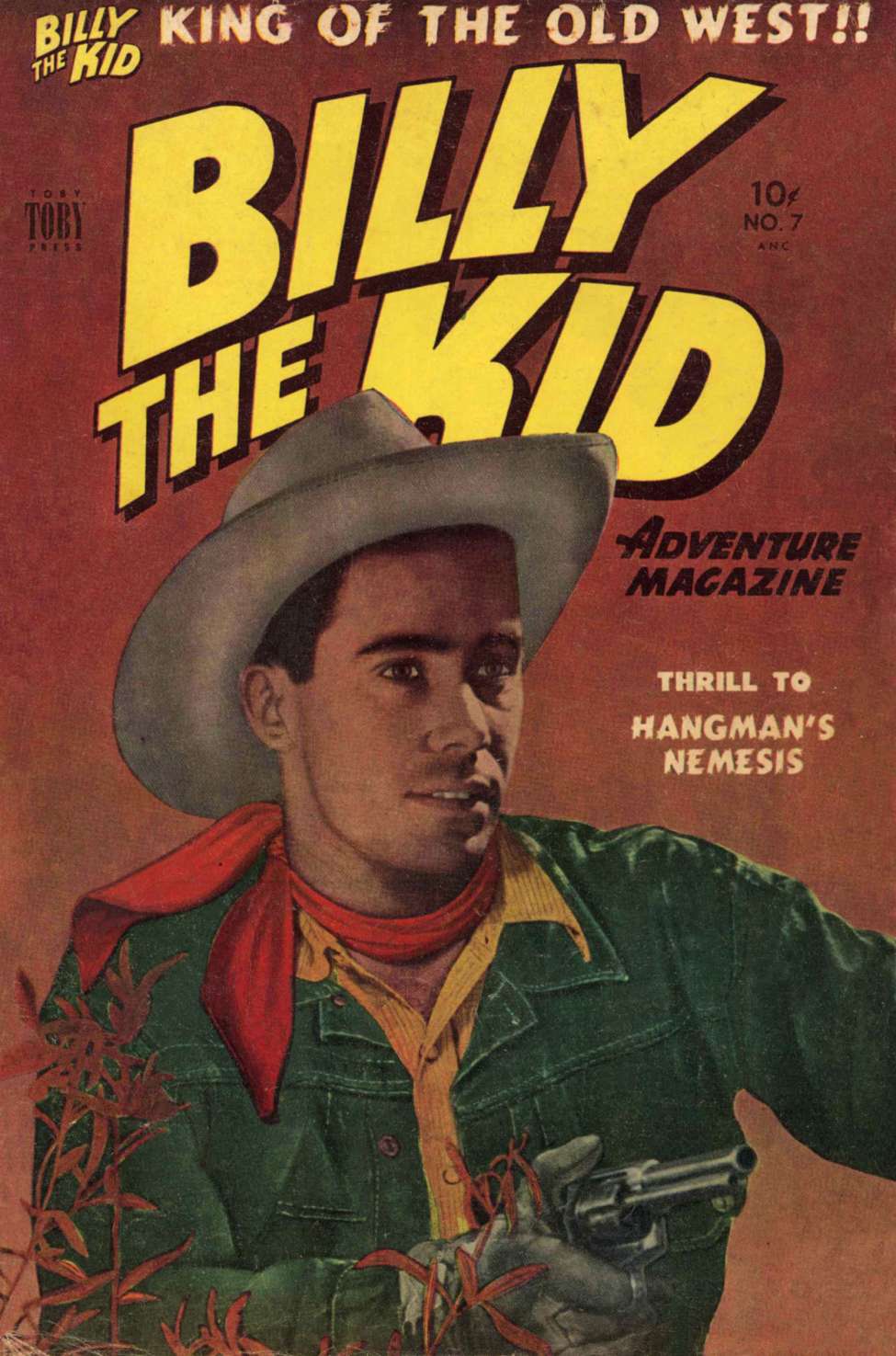 Comic Book Cover For Billy the Kid Adventure Magazine 7
