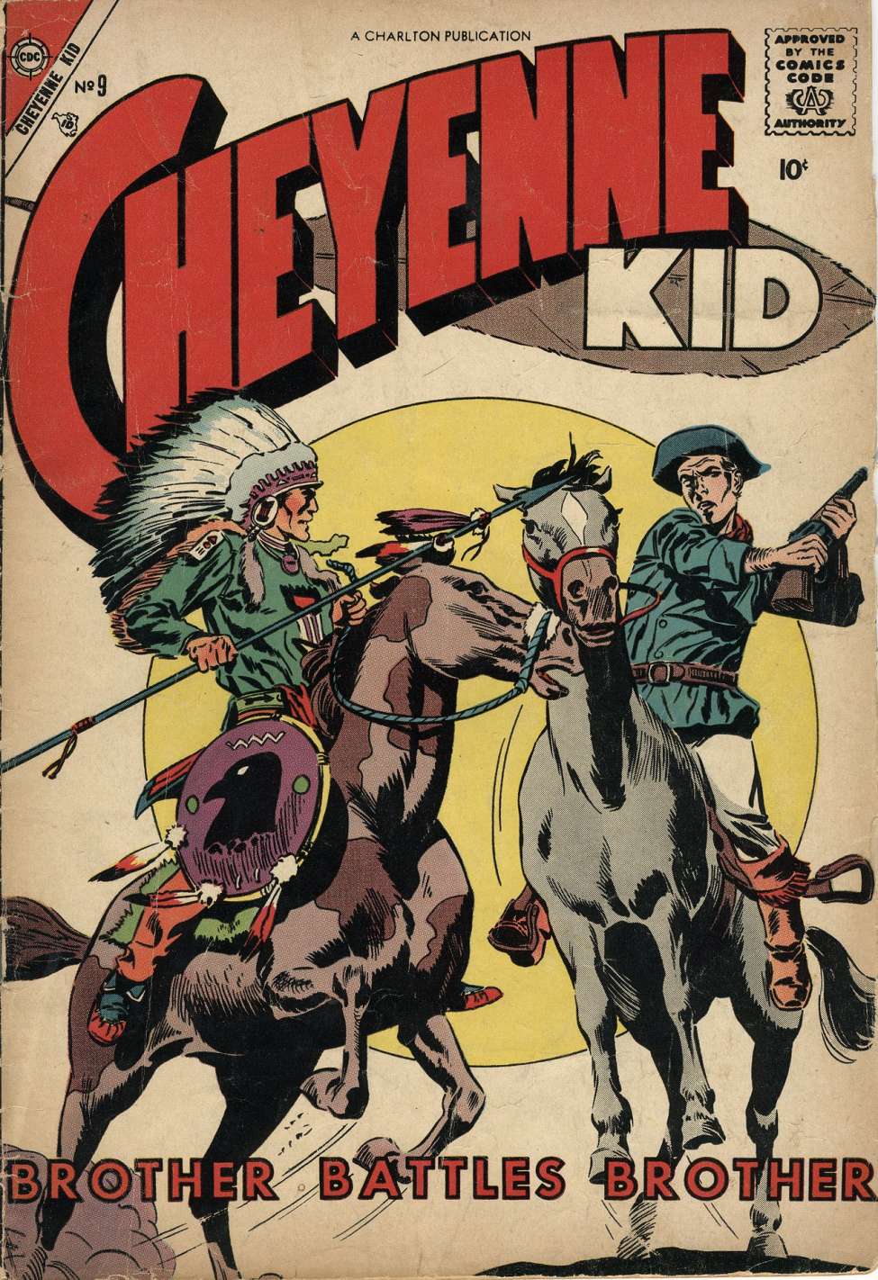 Comic Book Cover For Cheyenne Kid 9