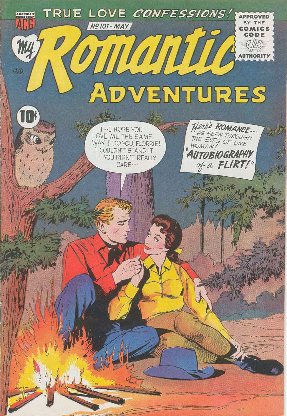 Comic Book Cover For My Romantic Adventures 101