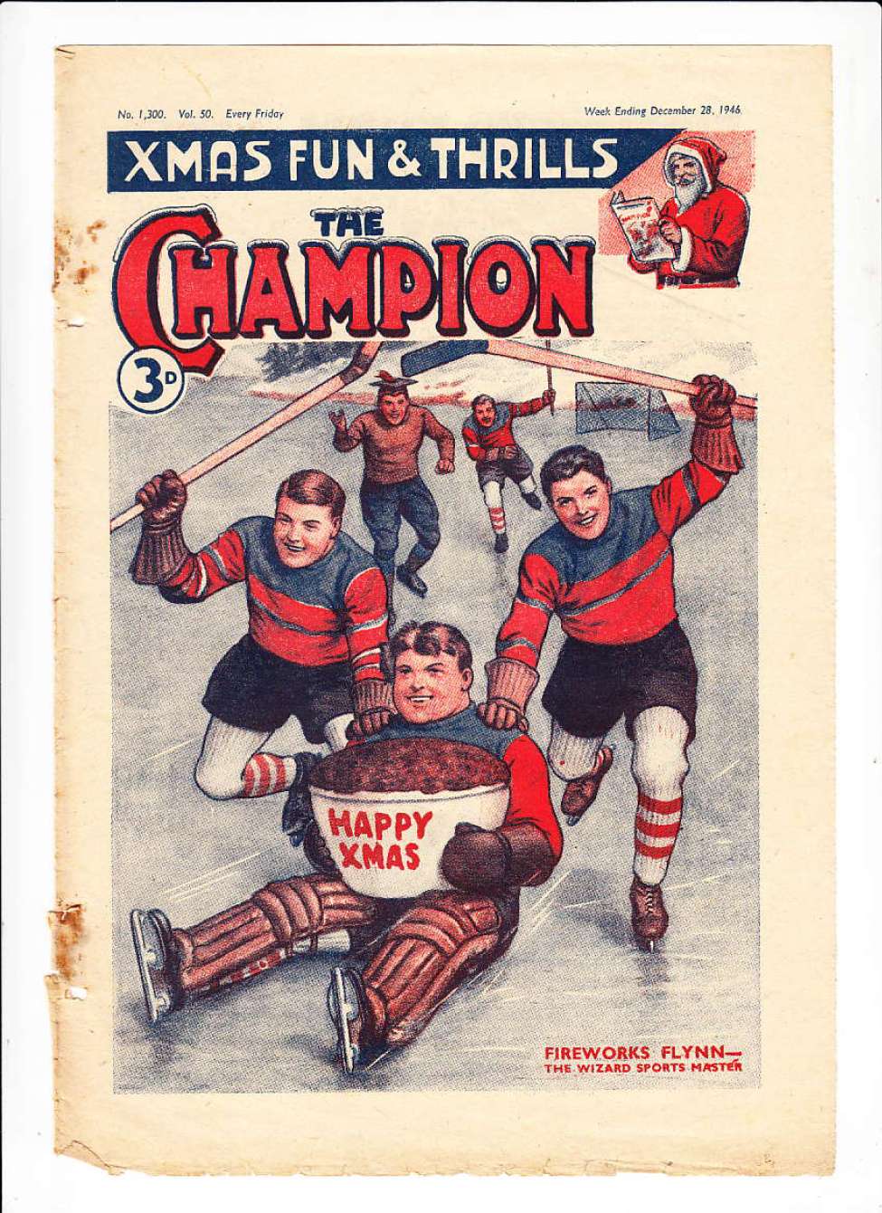 Comic Book Cover For The Champion 1300