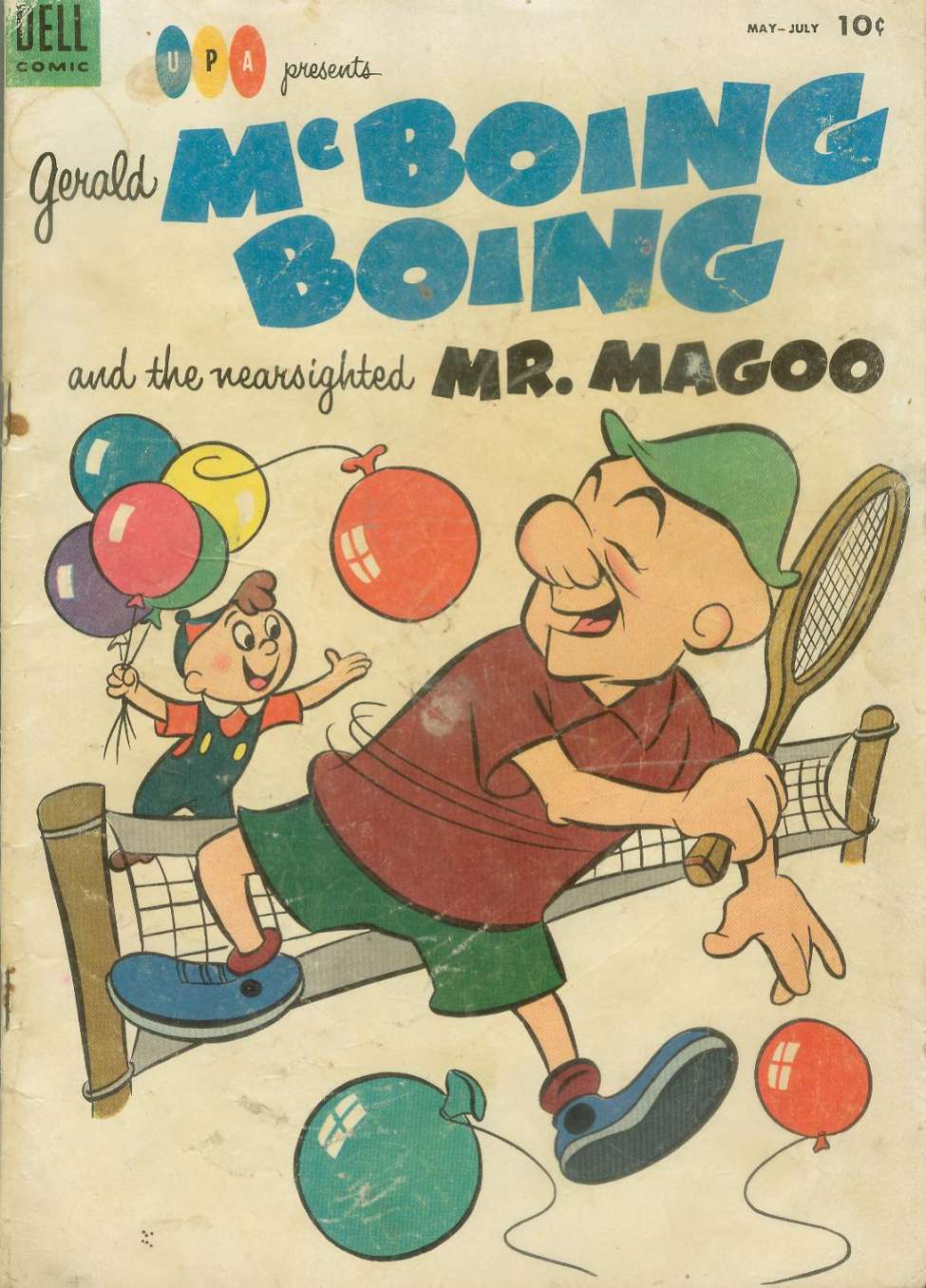 Comic Book Cover For Gerald McBoing-Boing and the Nearsighted Mr. Magoo 4