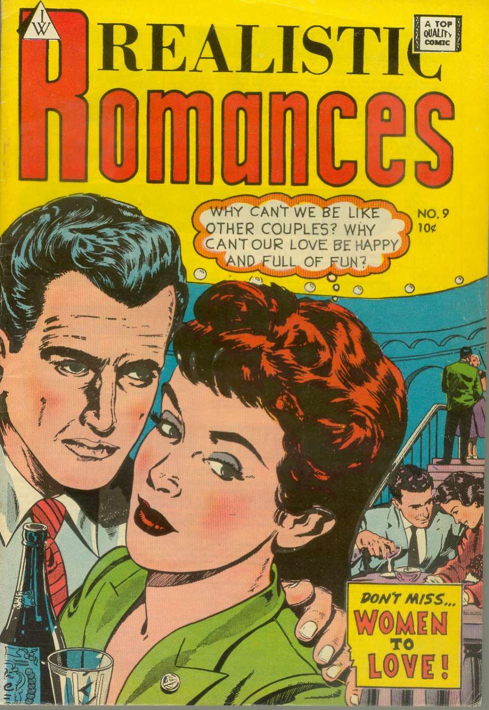 Comic Book Cover For Realistic Romances 9