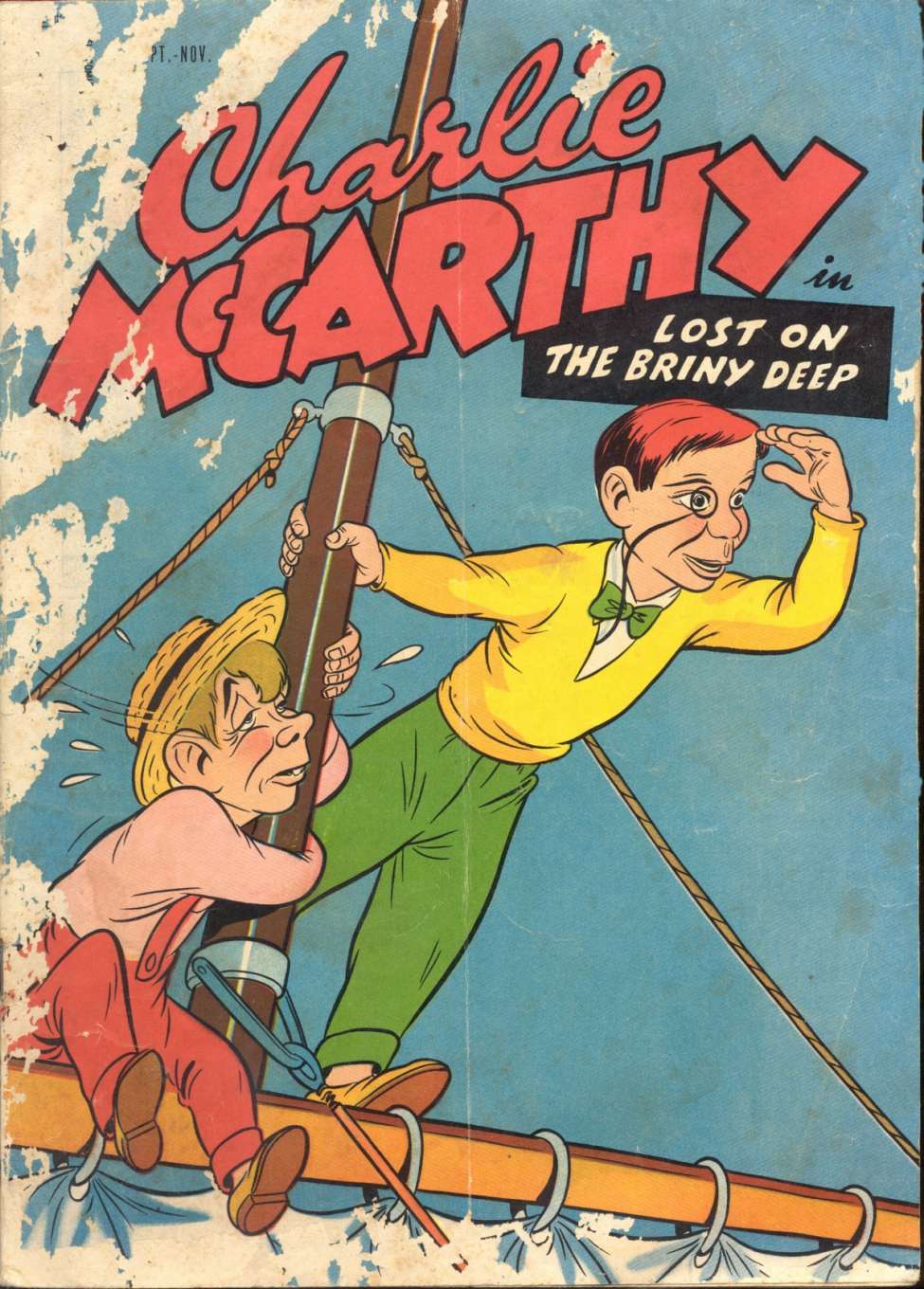 Comic Book Cover For Charlie McCarthy 3