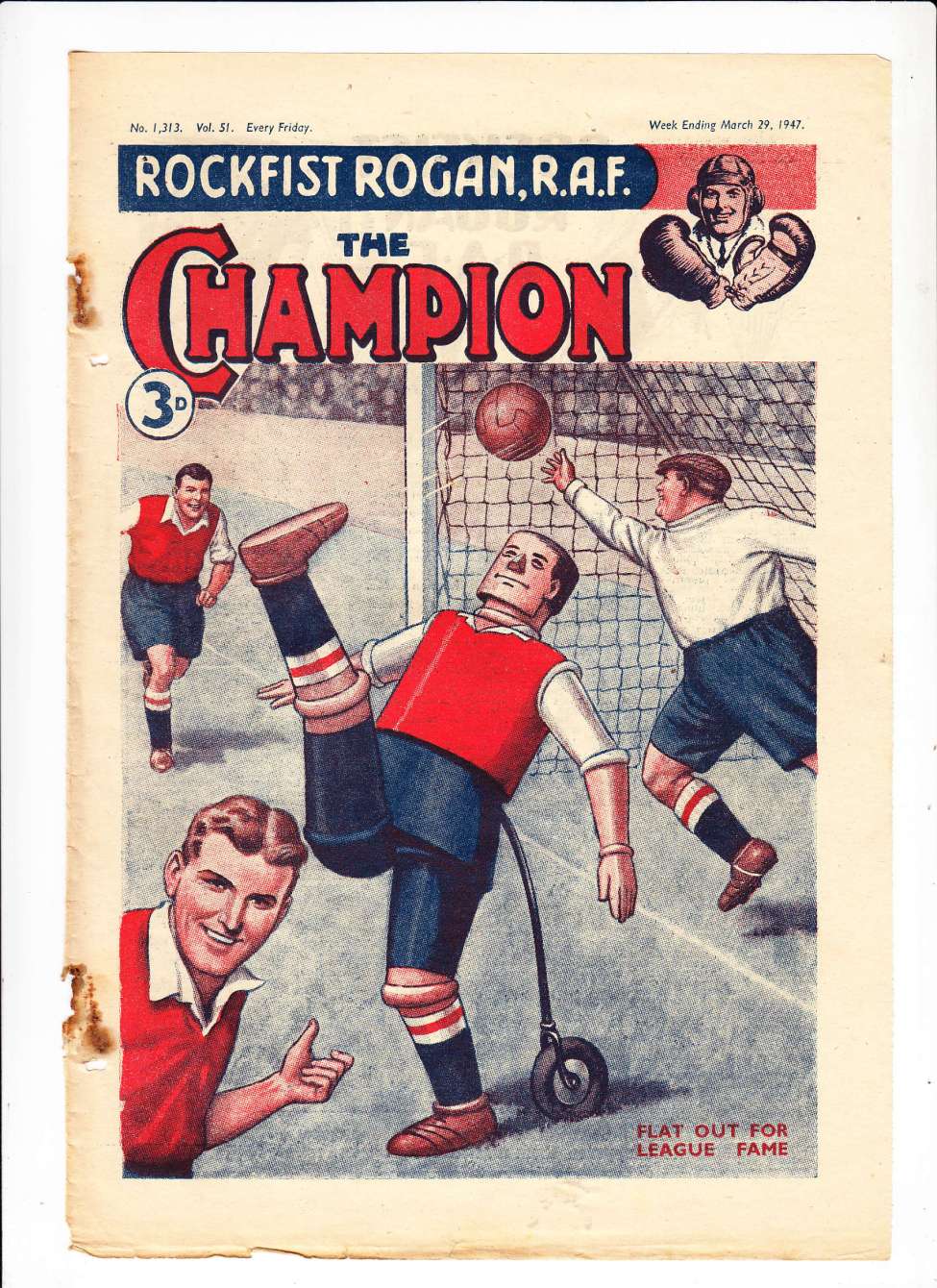 Comic Book Cover For The Champion 1313