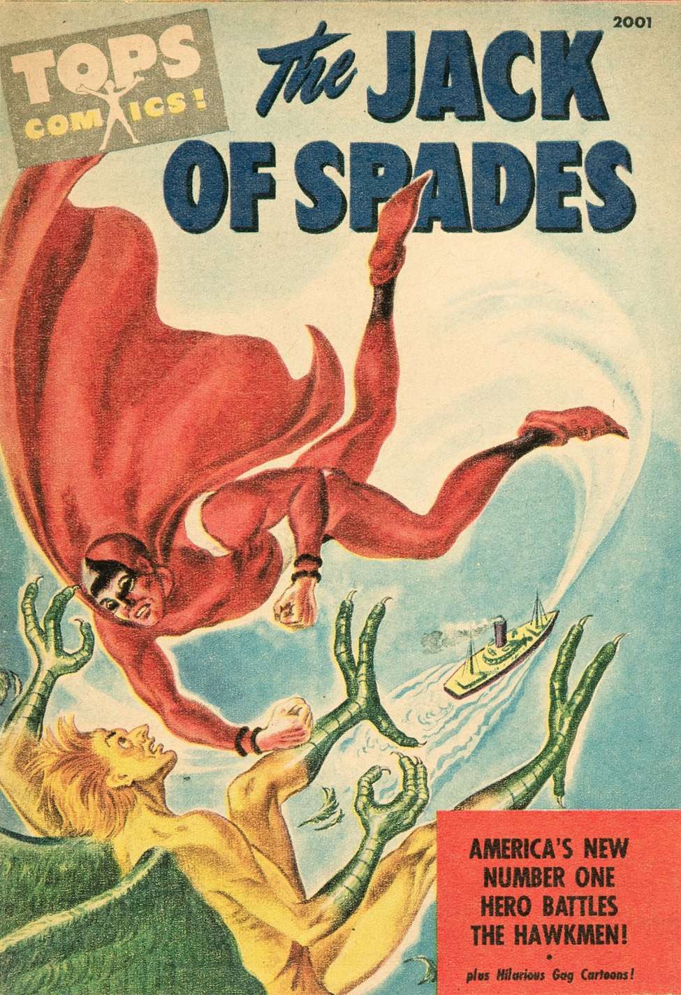 Book Cover For Tops Comics #2001 - The Jack Of Spades - Version 2