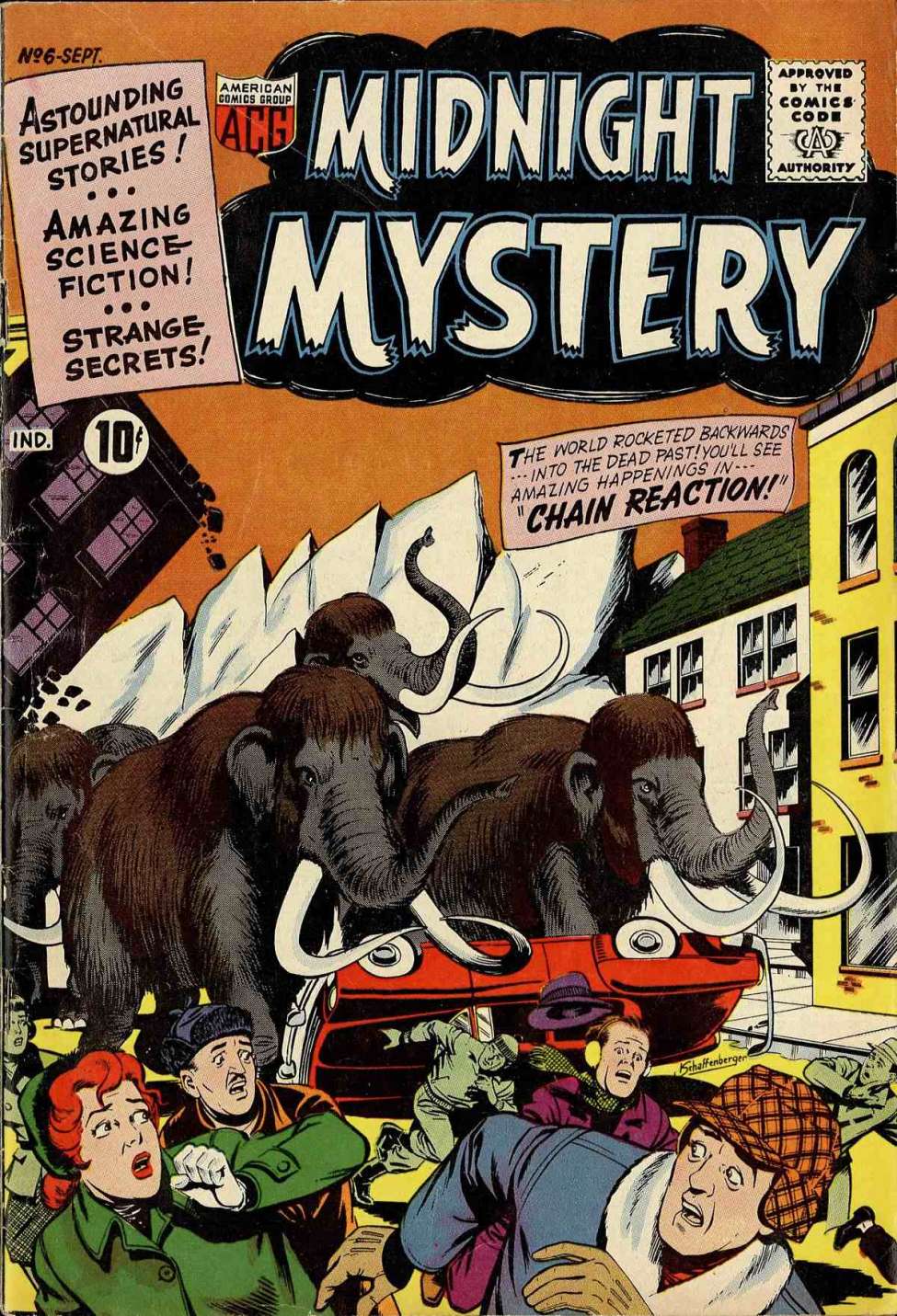 Comic Book Cover For Midnight Mystery 6