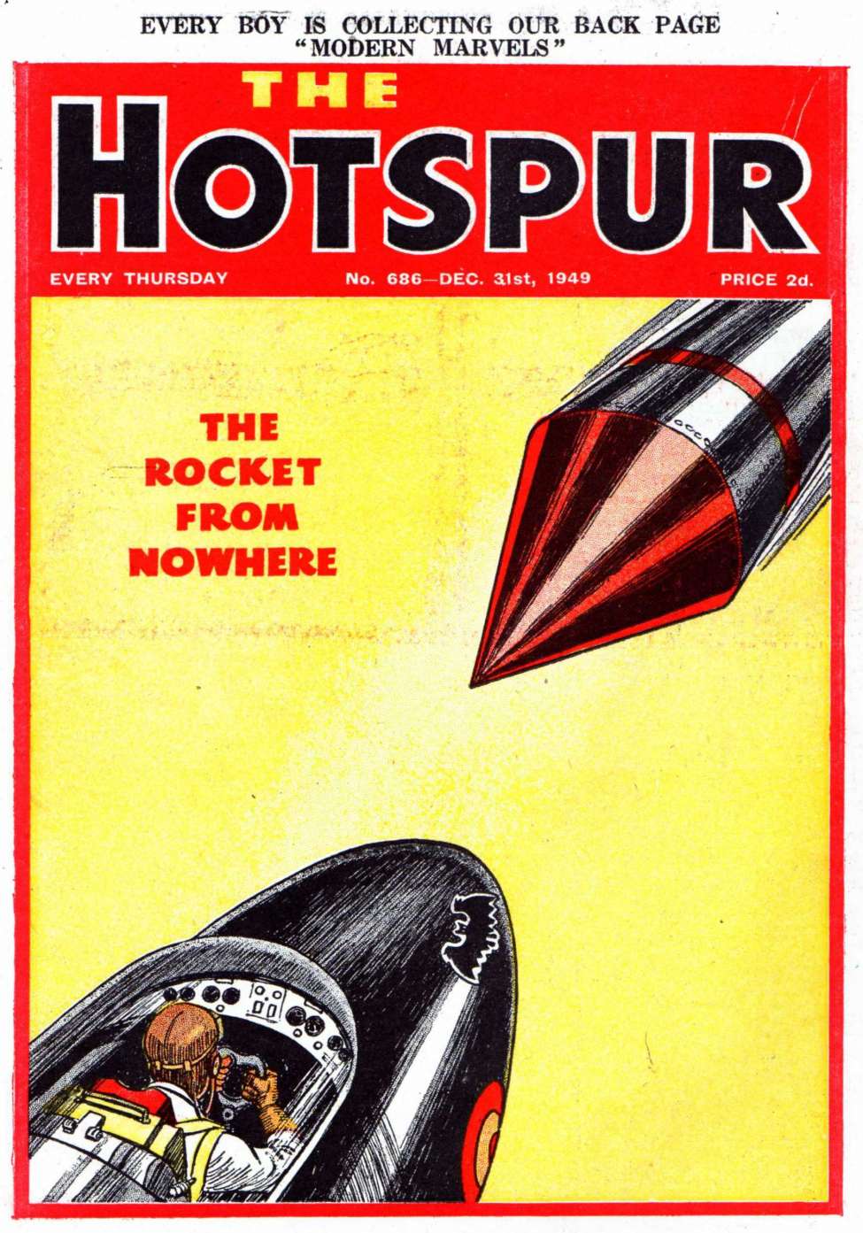 Comic Book Cover For The Hotspur 686
