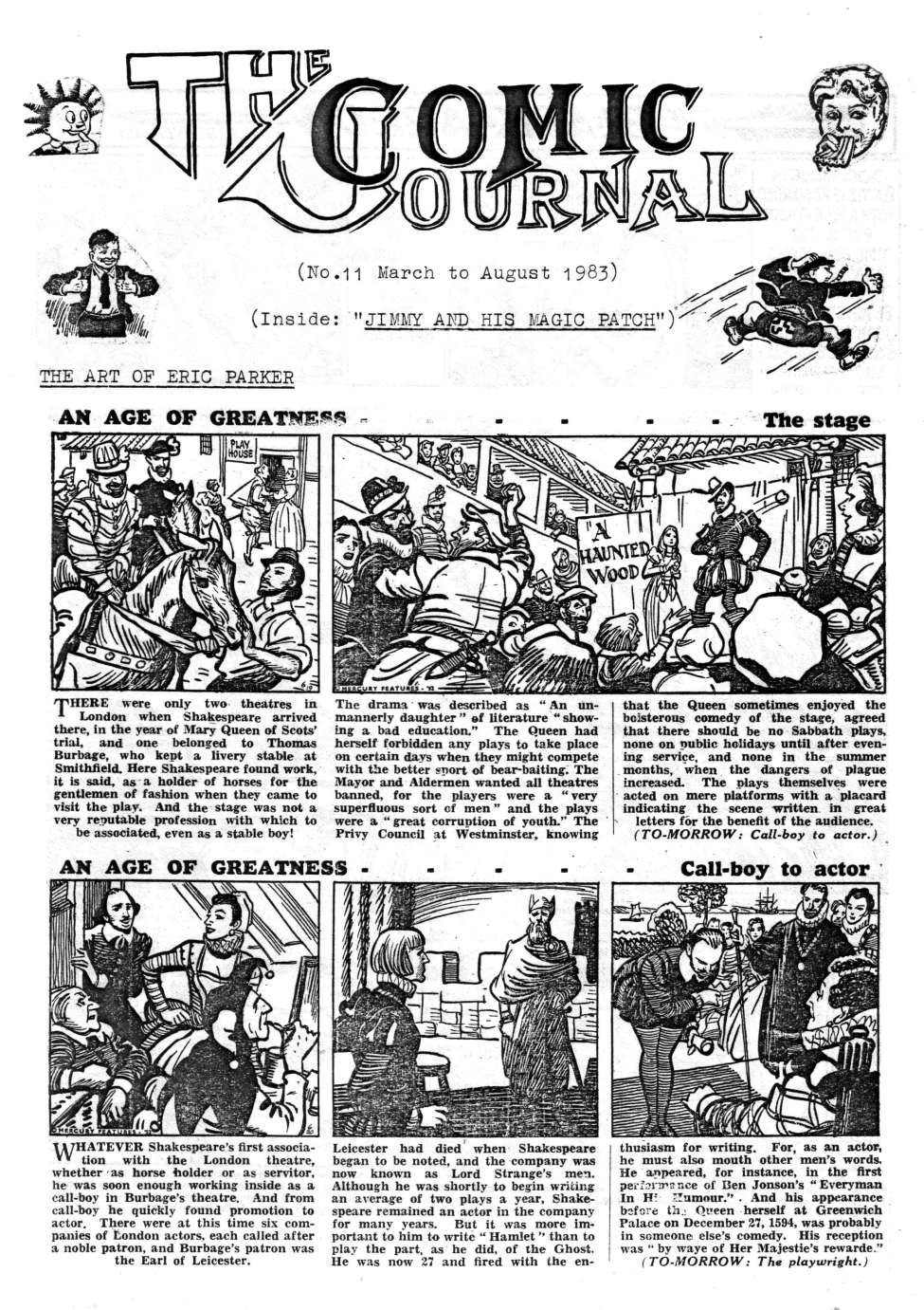 Comic Book Cover For The Illustrated Comic Journal 11