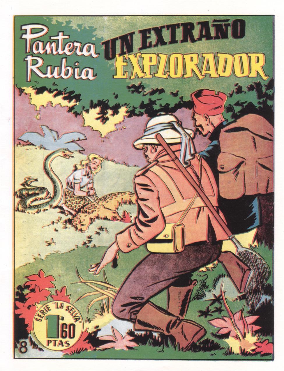 Comic Book Cover For Pantera Rubia 4 - Un Extraño Explorador