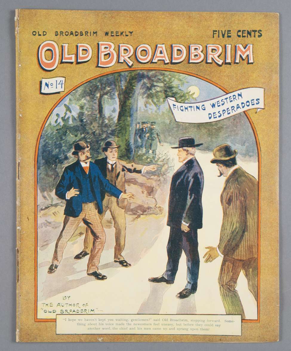 Book Cover For Old Broadbrim Weekly 14 - Old Broadbrim Fighting Western Desperadoes
