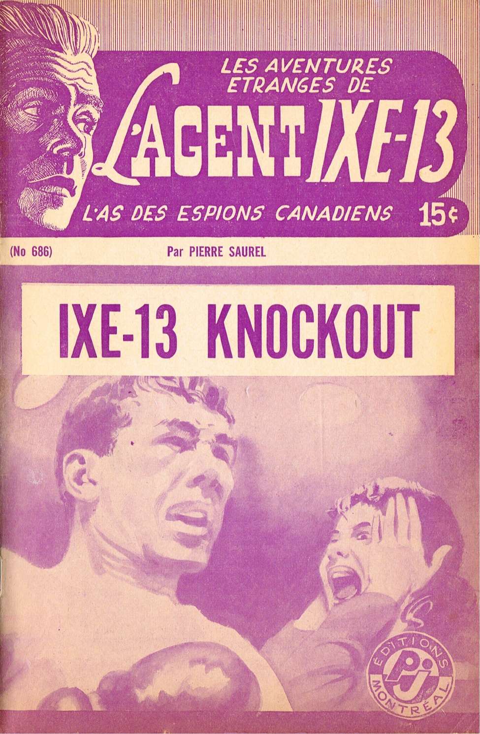 Book Cover For L'Agent IXE-13 v2 686 - IXE-13 knock-out