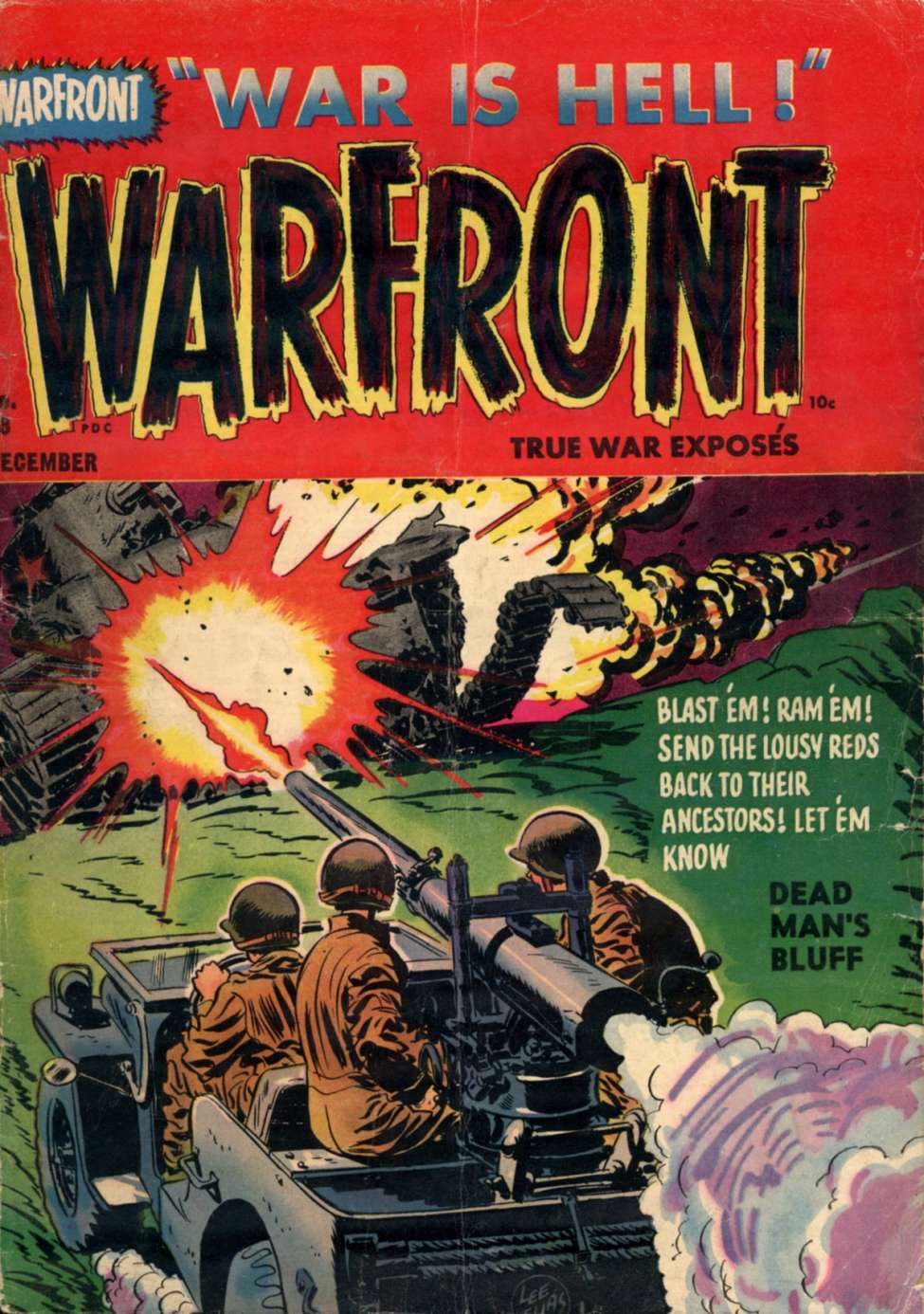 Comic Book Cover For Warfront 18