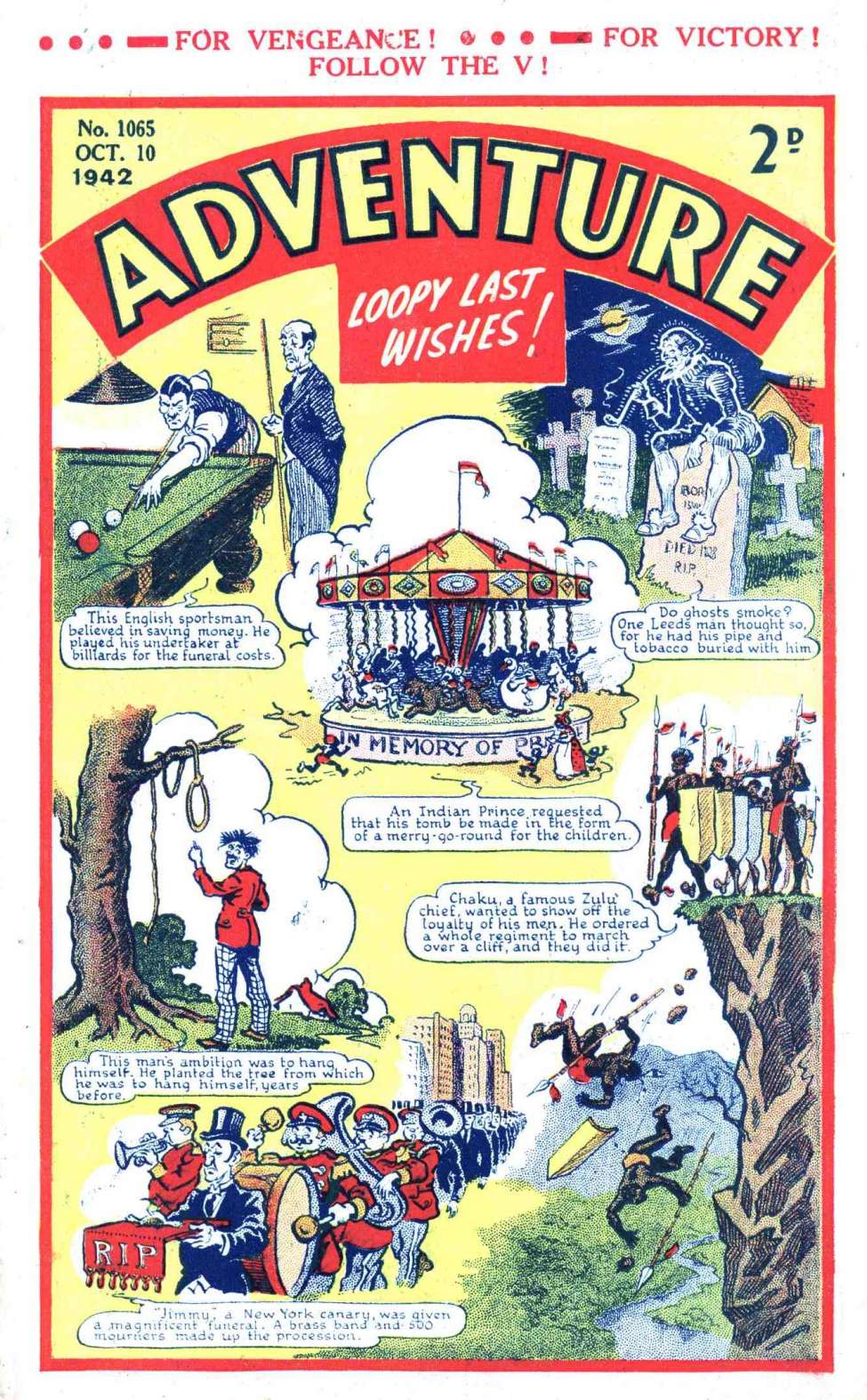 Comic Book Cover For Adventure 1065