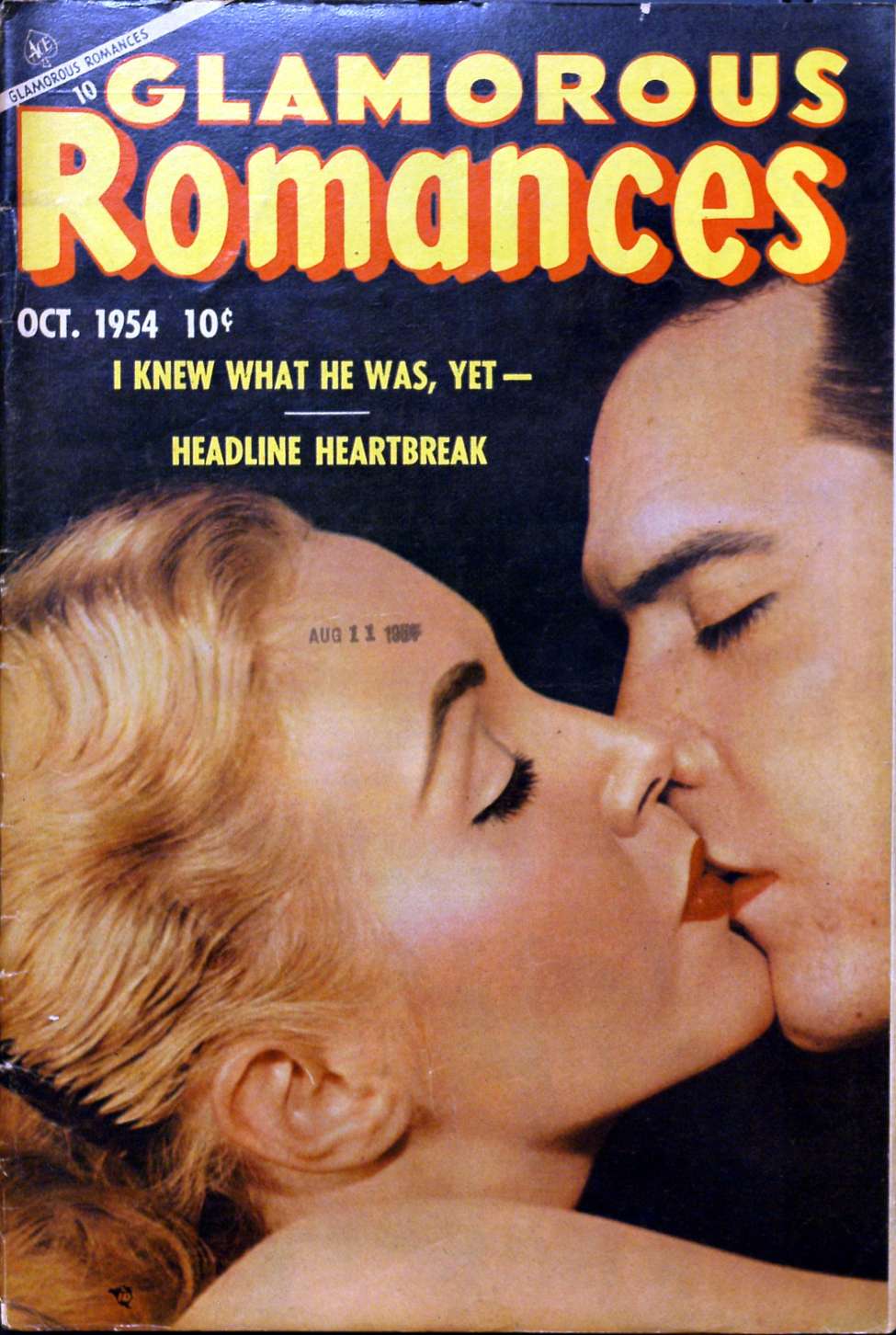 Comic Book Cover For Glamorous Romances 78